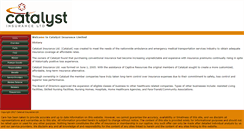 Desktop Screenshot of catalystinsurance.com